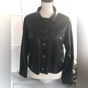 ZARA - Women's Faux Leather Shirt